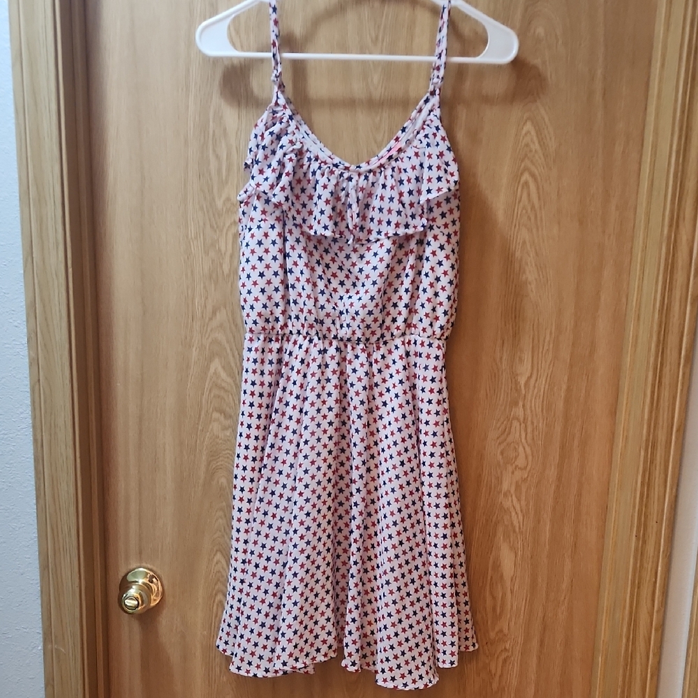 Charming Star Print Dress